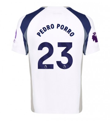 Lacne Muži Futbalové dres Tottenham Hotspur Pedro Porro #23 2025-26 Krátky Rukáv - Domáci